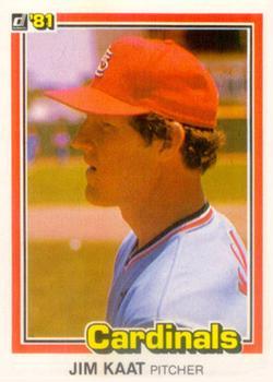 #536 Jim Kaat - St. Louis Cardinals - 1981 Donruss Baseball