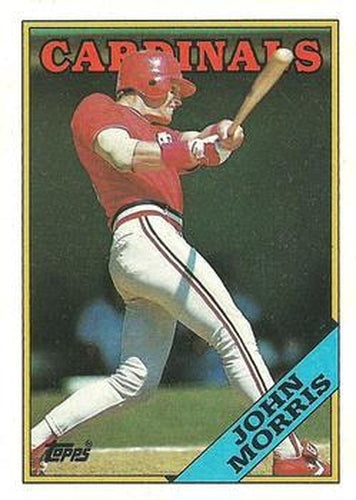#536 John Morris - St. Louis Cardinals - 1988 Topps Baseball
