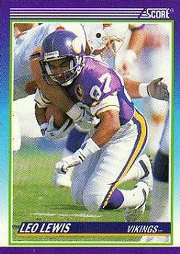 #536 Leo Lewis - Minnesota Vikings - 1990 Score Football