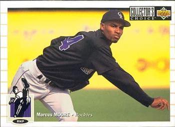 #536 Marcus Moore - Colorado Rockies - 1994 Collector's Choice Baseball