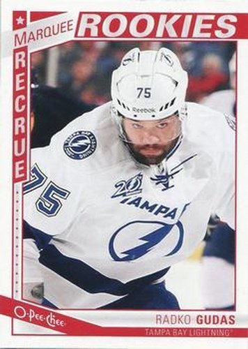 #536 Radko Gudas - Tampa Bay Lightning - 2013-14 O-Pee-Chee Hockey