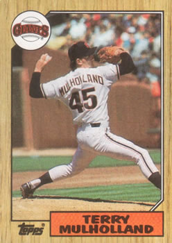 #536 Terry Mulholland - San Francisco Giants - 1987 Topps Baseball