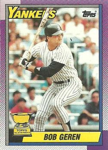 #536 Bob Geren - New York Yankees - 1990 O-Pee-Chee Baseball