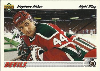 #536 Stephane Richer - New Jersey Devils - 1991-92 Upper Deck Hockey