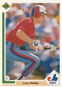#536 Larry Walker - Montreal Expos - 1991 Upper Deck Baseball