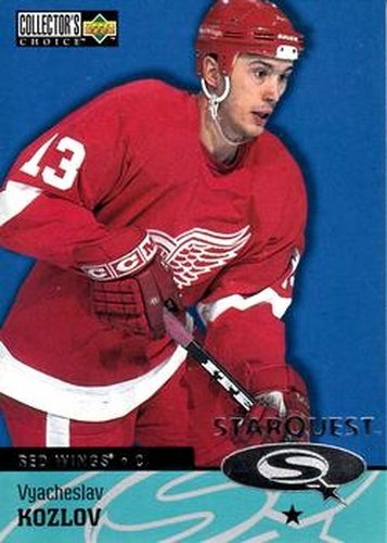 #SQ13 Vyacheslav Kozlov - Detroit Red Wings - 1997-98 Collector's Choice Hockey - StarQuest