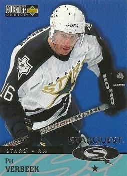 #SQ16 Pat Verbeek - Dallas Stars - 1997-98 Collector's Choice Hockey - StarQuest