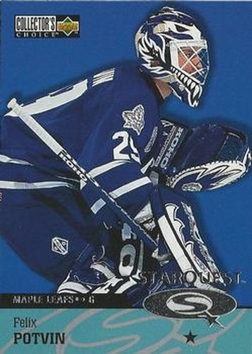 #SQ29 Felix Potvin - Toronto Maple Leafs - 1997-98 Collector's Choice Hockey - StarQuest