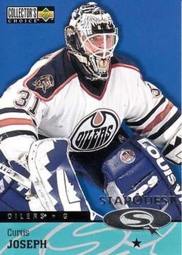 #SQ31 Curtis Joseph - Edmonton Oilers - 1997-98 Collector's Choice Hockey - StarQuest