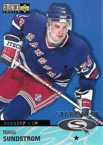 #SQ41 Niklas Sundstrom - New York Rangers - 1997-98 Collector's Choice Hockey - StarQuest