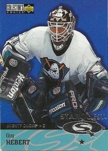 #SQ42 Guy Hebert - Anaheim Mighty Ducks - 1997-98 Collector's Choice Hockey - StarQuest