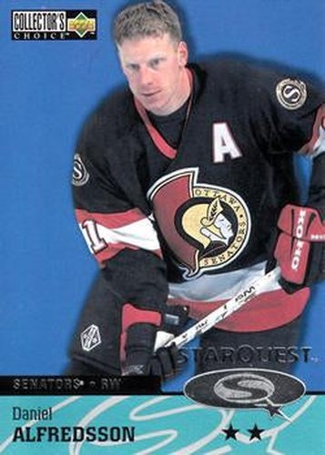 #SQ51 Daniel Alfredsson - Ottawa Senators - 1997-98 Collector's Choice Hockey - StarQuest