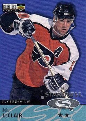 #SQ52 John LeClair - Philadelphia Flyers - 1997-98 Collector's Choice Hockey - StarQuest