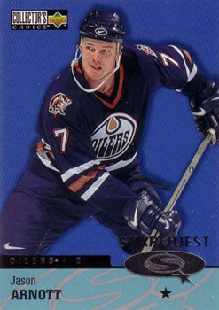 #SQ7 Jason Arnott - Edmonton Oilers - 1997-98 Collector's Choice Hockey - StarQuest