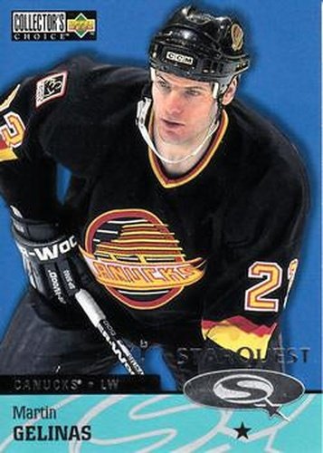 #SQ8 Martin Gelinas - Vancouver Canucks - 1997-98 Collector's Choice Hockey - StarQuest