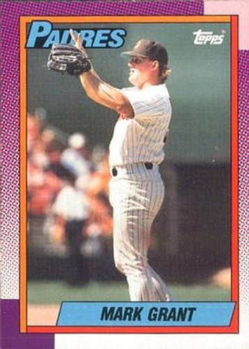 #537 Mark Grant - San Diego Padres - 1990 O-Pee-Chee Baseball