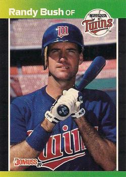 #537 Randy Bush - Minnesota Twins - 1989 Donruss Baseball