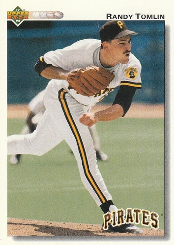 #537 Randy Tomlin - Pittsburgh Pirates - 1992 Upper Deck Baseball