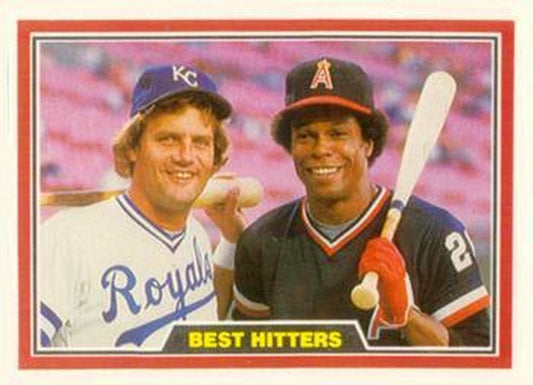 #537 Best Hitters George Brett / Rod Carew - Kansas City Royals / California Angels - 1981 Donruss Baseball