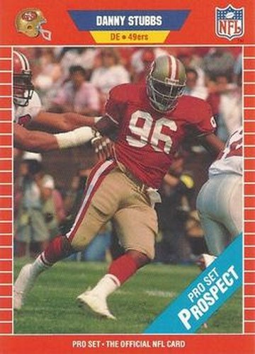 #537 Daniel Stubbs - San Francisco 49ers - 1989 Pro Set Football