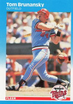 #537 Tom Brunansky - Minnesota Twins - 1987 Fleer Baseball
