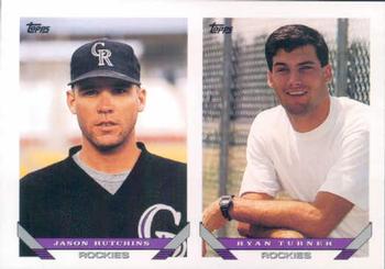 #537 Jason Hutchins / Ryan Turner - Colorado Rockies - 1993 Topps Baseball