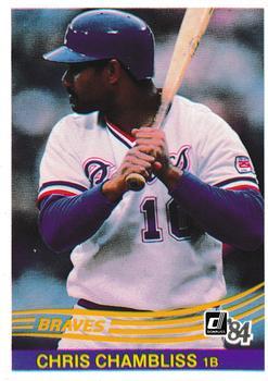 #537 Chris Chambliss - Atlanta Braves - 1984 Donruss Baseball