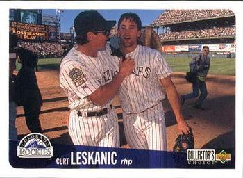 #537 Curt Leskanic - Colorado Rockies - 1996 Collector's Choice Baseball