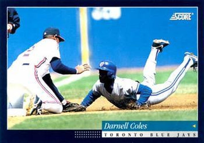 #537 Darnell Coles - Toronto Blue Jays -1994 Score Baseball