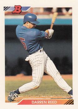 #537 Darren Reed - Montreal Expos - 1992 Bowman Baseball