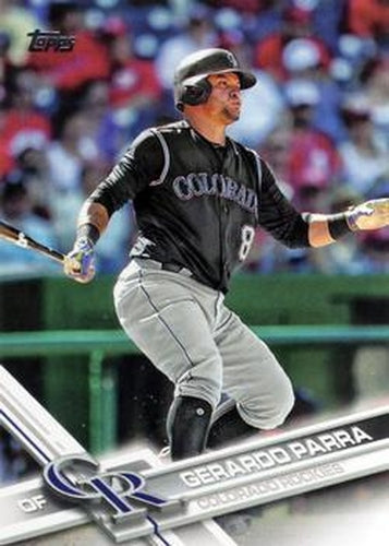 #537 Gerardo Parra - Colorado Rockies - 2017 Topps Baseball