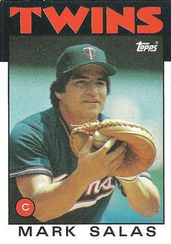 #537 Mark Salas - Minnesota Twins - 1986 Topps Baseball