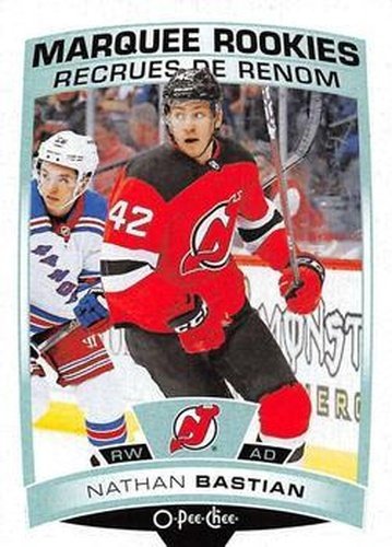 #537 Nathan Bastian - New Jersey Devils - 2019-20 O-Pee-Chee Hockey