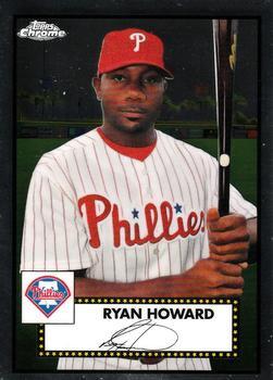 #537 Ryan Howard - Philadelphia Phillies - 2021 Topps Chrome Platinum Anniversary Baseball