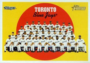 #537 Toronto Blue Jays - Toronto Blue Jays - 2008 Topps Heritage Baseball