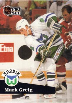 #537 Mark Greig - 1991-92 Pro Set Hockey