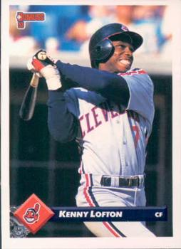 #537 Kenny Lofton - Cleveland Indians - 1993 Donruss Baseball