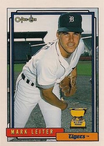 #537 Mark Leiter - Detroit Tigers - 1992 O-Pee-Chee Baseball