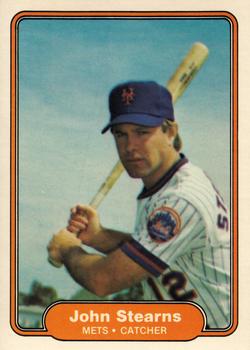 #537 John Stearns - New York Mets - 1982 Fleer Baseball