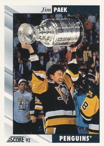 #537 Jim Paek - Pittsburgh Penguins - 1992-93 Score USA Hockey