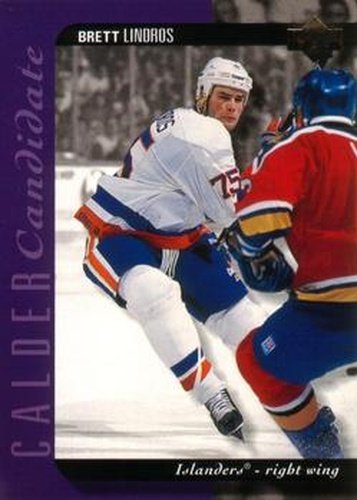 #537 Brett Lindros - New York Islanders - 1994-95 Upper Deck Hockey