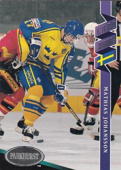 #537 Mathias Johansson - Sweden - 1993-94 Parkhurst Hockey