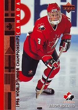 #537 Jason Holland - Canada - 1995-96 Upper Deck Hockey