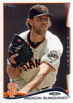 #537a Madison Bumgarner - San Francisco Giants - 2014 Topps Baseball