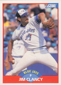 #538 Jim Clancy - Toronto Blue Jays - 1989 Score Baseball
