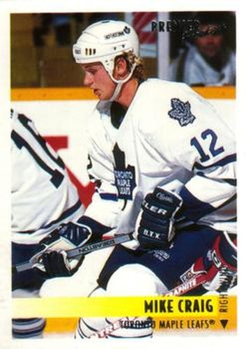 #538 Mike Craig - Toronto Maple Leafs - 1994-95 O-Pee-Chee Premier Hockey