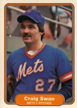 #538 Craig Swan - New York Mets - 1982 Fleer Baseball