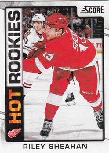 #538 Riley Sheahan - Detroit Red Wings - 2012-13 Score Hockey