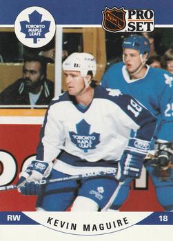 #538 Kevin Maguire - Toronto Maple Leafs - 1990-91 Pro Set Hockey