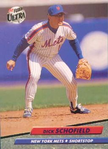#538 Dick Schofield - New York Mets - 1992 Ultra Baseball